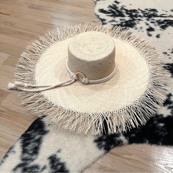 Eugenia Kim Accessories - Eugenia Kim Wide-Brim Straw Sun Hat - Valentina - NWT